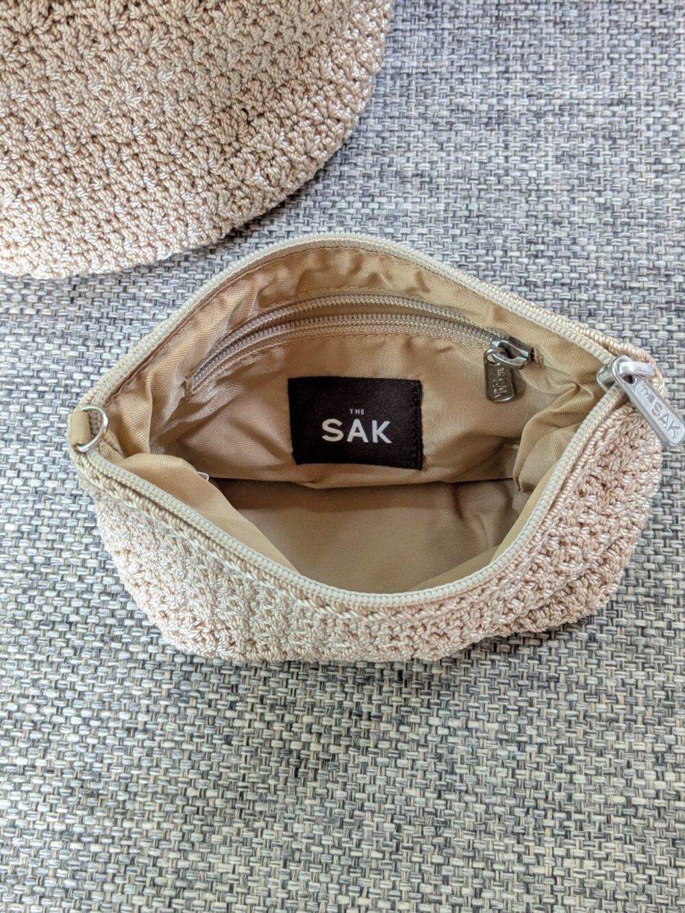 The Sak hand-crocheted hobo bag and pouch - Picture 3 of 4